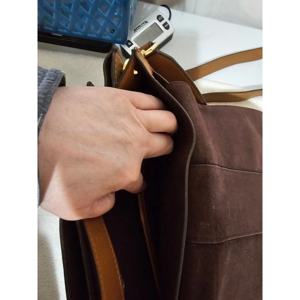 Michael Kors Brown Leather Satchel Top‎ Handle Designer Bag